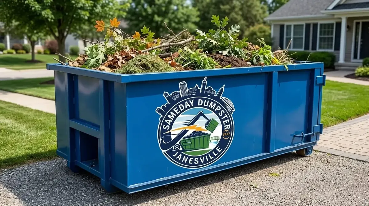 Yard Waste Dumpster Rental in Janesville, WI