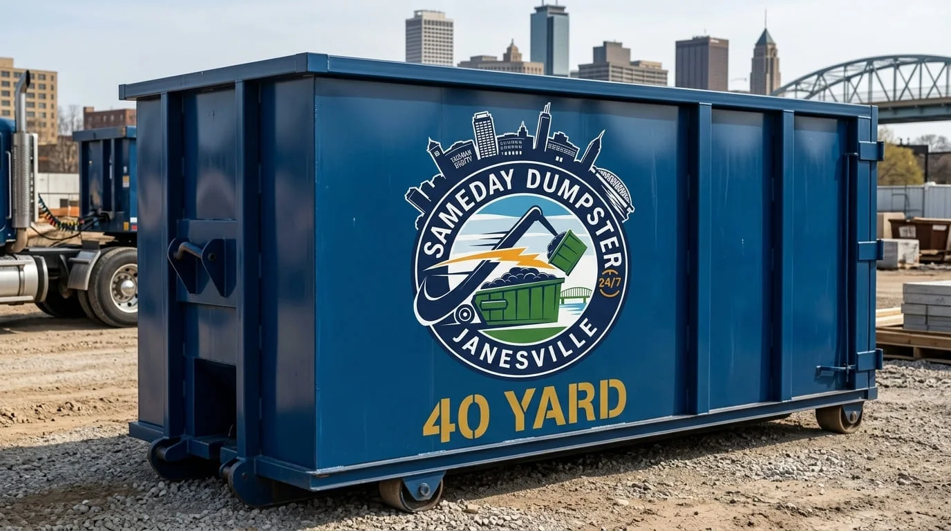 40-Yard Dumpster Rental Janesville