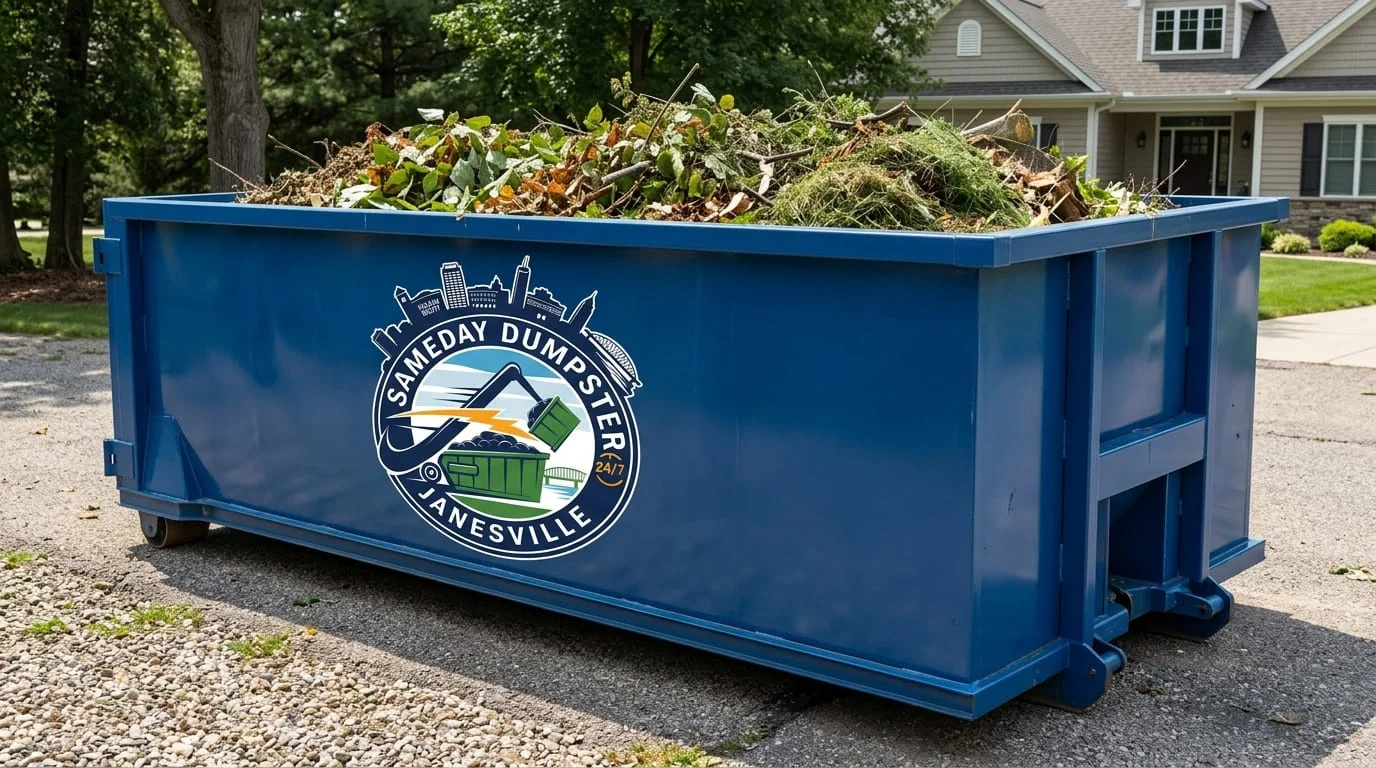 Yard Waste Dumpster Rental Janesville